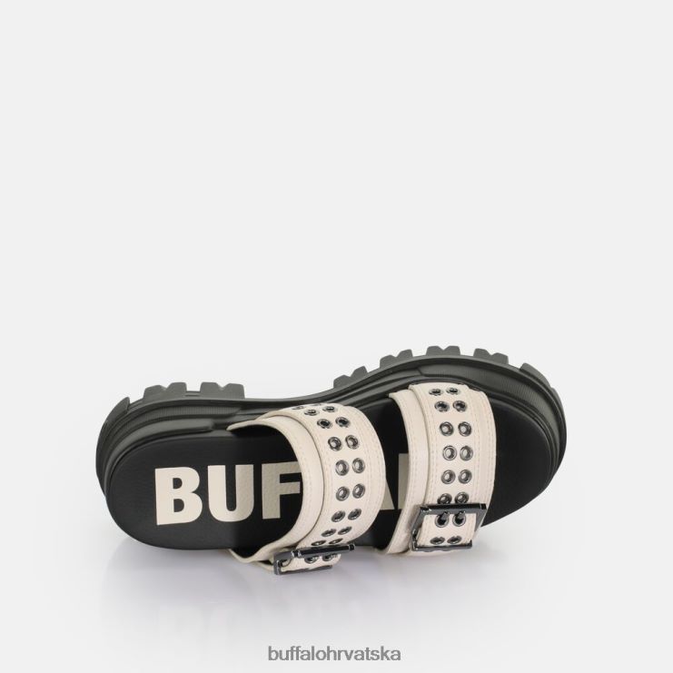 krema Buffalo aspha loop sandale s platformom veganske |slajdova TDD6T383